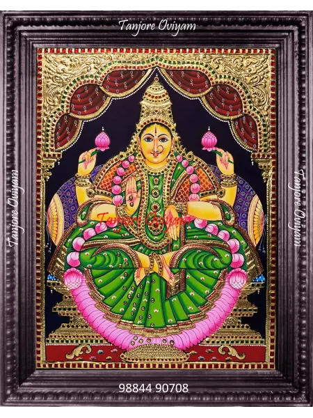 Mahalakshmi | Lakshmi Tanjore painting